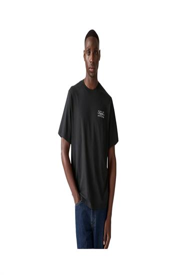 Tee Ss Relaxed Fit -EAGLE BUCKLE JET BLACK-MEN